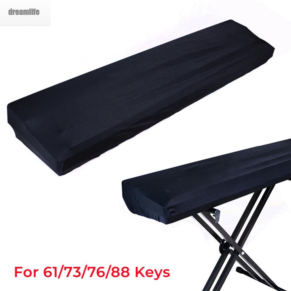 dreamlife-piano-cover-1pieces-black-elasticity-61-73-76-88-keys-spandex-universal