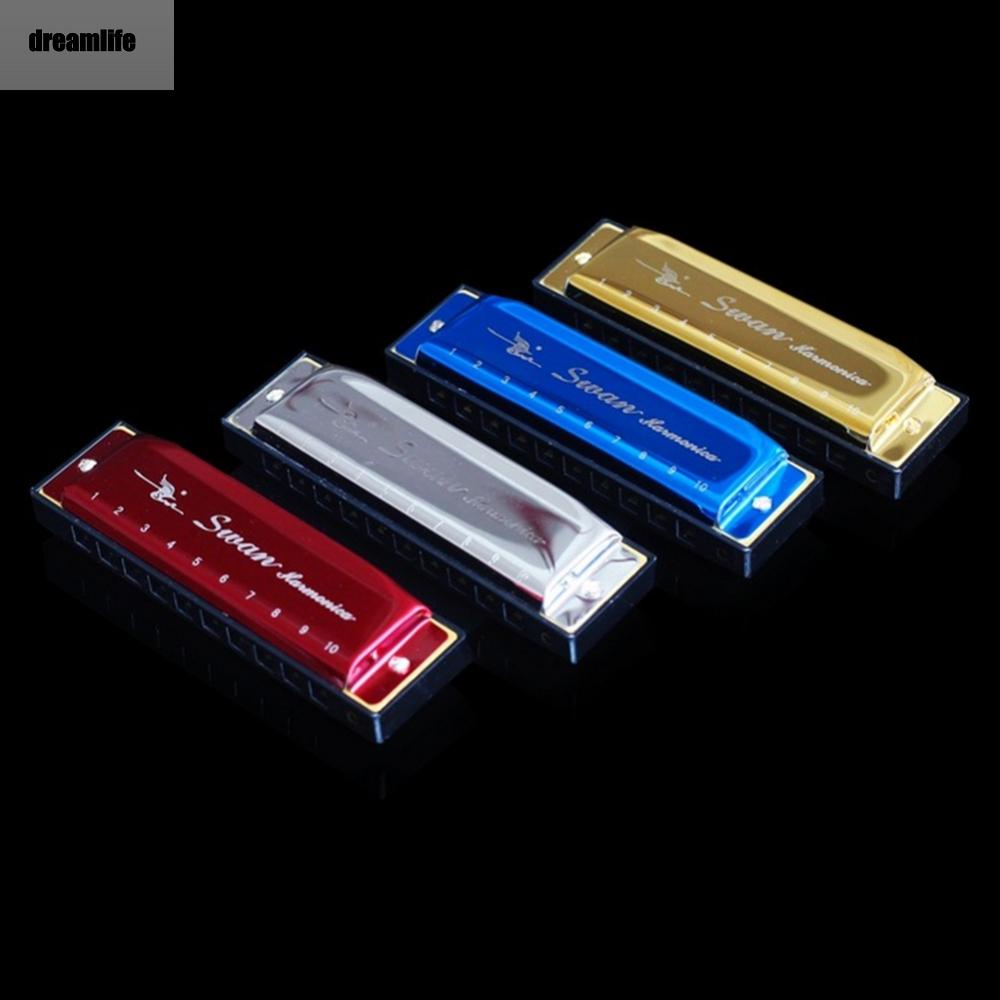 dreamlife-harmonica-20-tone-beginners-brass-diatonic-gift-key-of-c-kids-mouth-organ