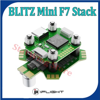 Iflight สแต็ก BLITZ Mini F7 20x20 มม. พร้อมตัวควบคุมการบิน BLITZ Mini F7 V1.1 BLITZ Mini E55 4-IN-1 2-6S ESC สําหรับโดรนแข่งขัน FPV