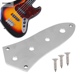 【DREAMLIFE】Control Plate 4 Holes Accessories Bass Chrome Control For Jazz Bass Kits