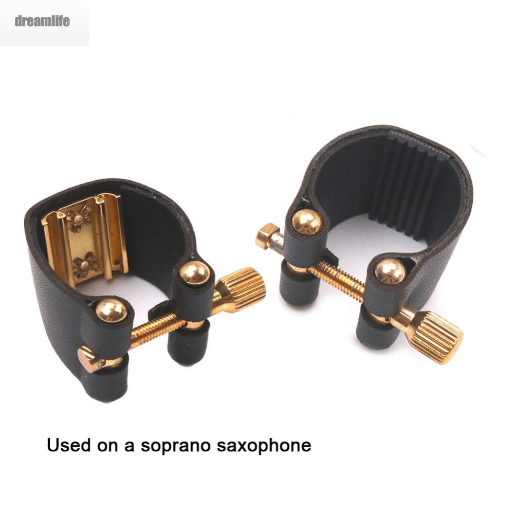 dreamlife-soprano-sax-for-soprano-sax-mouthpiece-pu-leather-saxophone-fastener-clip