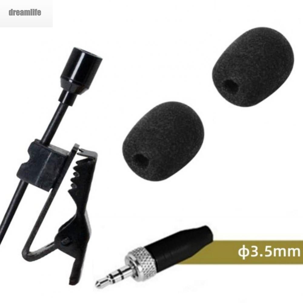 dreamlife-microphone-black-compact-detachable-flexibility-for-sennheiser-lapel-clip