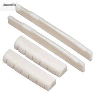 【DREAMLIFE】White Real Bone High quality Pro Durable Useful Acoustic Guitar Accessory Nut