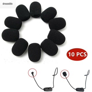 【DREAMLIFE】Cover 10pcs Audio Headset Instrument Noise-proof Wind-proof Windscreen