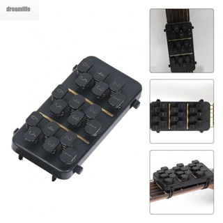 【DREAMLIFE】Guitar Chord Trainer Kit With Chord Chart With The 18 Buttons 106x52x22mm