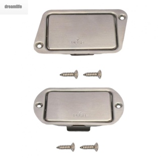 【DREAMLIFE】Battery Box 1pc 78*45mm 80*45mm Silver Stainless Steel Battery Hold Box