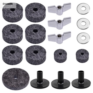 【DREAMLIFE】Drums Felt Set 18 PCS Cymbal Sleeve Drum Stand Felt Washers Replacement