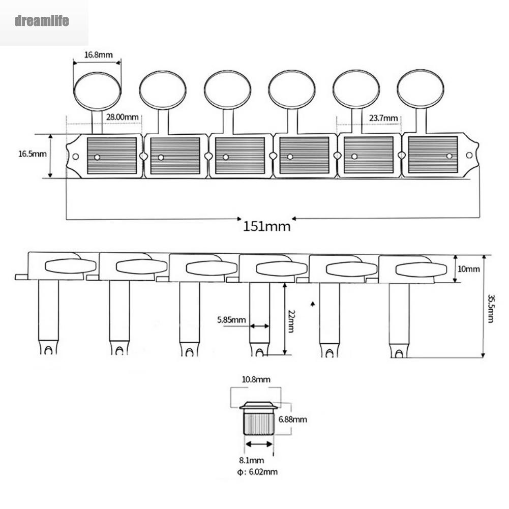 dreamlife-guitar-tuners-guitar-bushings-metal-silvery-vintage-split-shafts-with-screws
