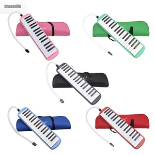 【DREAMLIFE】Melodica 32 Keys Green Keys: 32 Plastic 16.3*4.1*1.8in 41.5*10.5*4.5cm