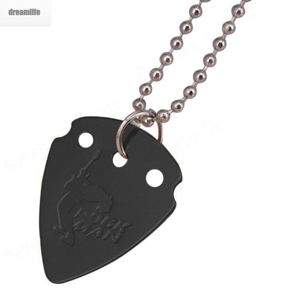 dreamlife-pick-necklace-aluminium-alloy-etching-fashion-guitar-plectrum-lightweight