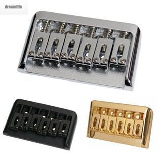 【DREAMLIFE】Hardtail Bridge Saddle Accessories For Telecaster Models Metal Alloy Parts