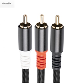 【DREAMLIFE】Audio Cable Male Cable Audio Cable Male To Male DVD TV Y Splitter Audio Cable