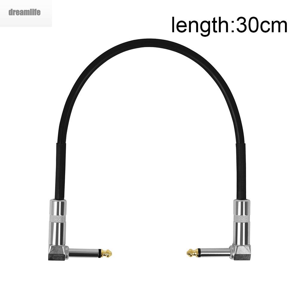 dreamlife-effects-pedal-cable-24-21-2cm-6-35mm-adapter-black-cable-effects-pedal