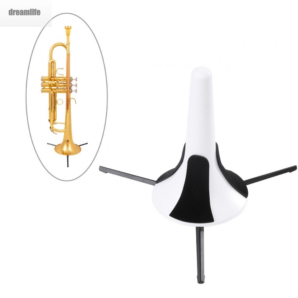 dreamlife-trumpet-stand-metal-leg-base-plastic-stand-small-bracket-trumpet-stably