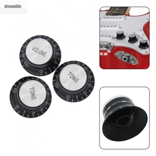 【DREAMLIFE】VOLUME Knob 2 Tone 3PCS ABS Accessories For Guitar Guitar Control Knobs