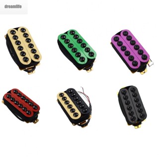 【DREAMLIFE】Premium Quality Electric Guitar Pickups Adjustable for Bridge and Neck Positions