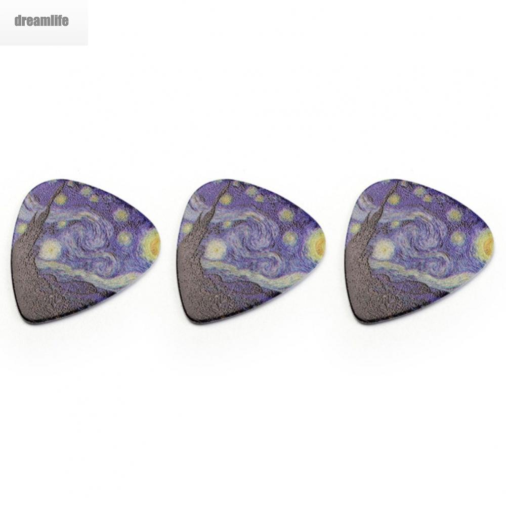 dreamlife-guitar-picks-smooth-ukulee-0-46-0-71-0-96mm-for-acoustic-3pcs-celluloid