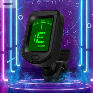 【DREAMLIFE】Guitar Tuner Parts With CR2032 Battery 1 Pcs Accessories Black Durable