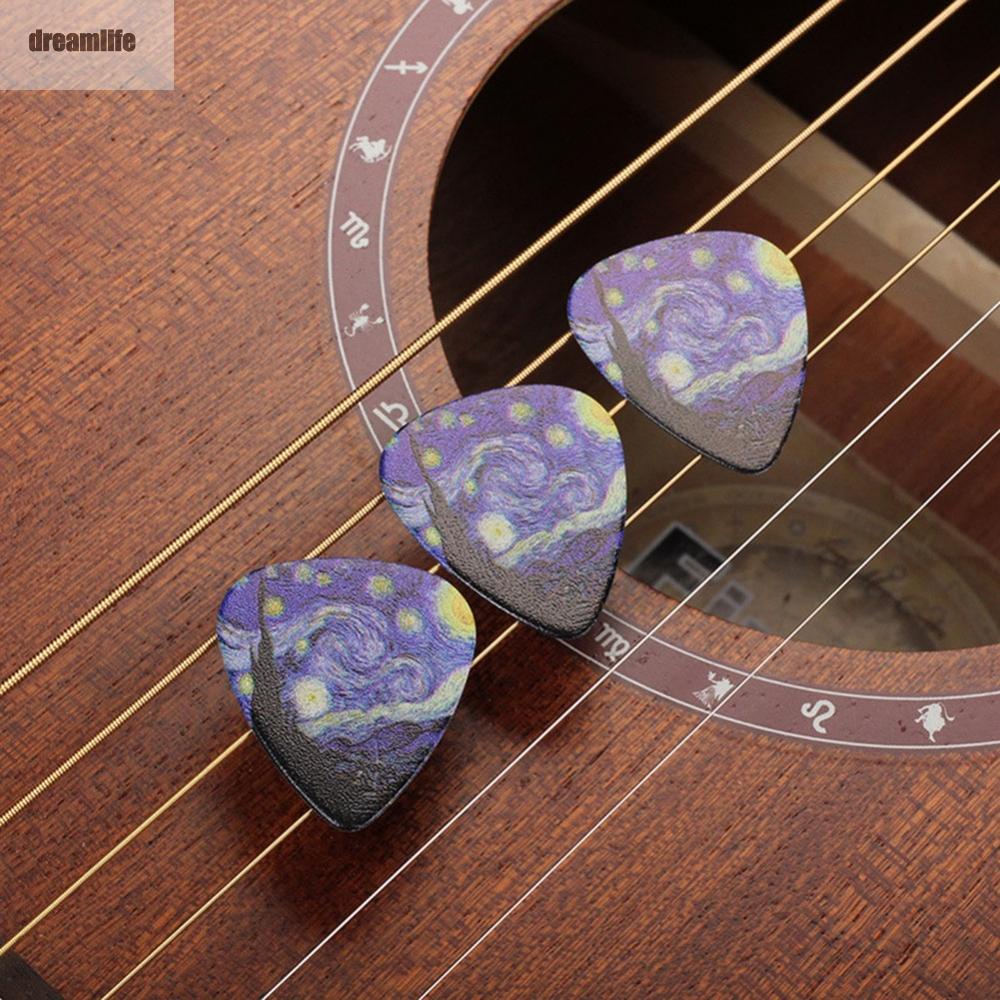 dreamlife-guitar-picks-smooth-ukulee-0-46-0-71-0-96mm-for-acoustic-3pcs-celluloid