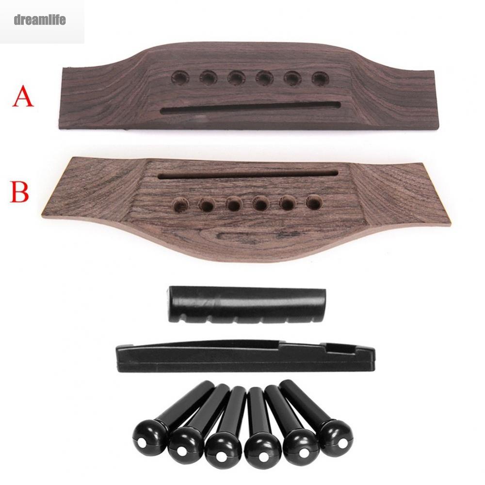 dreamlife-9pc-set-acoustic-guitar-rosewood-bridge-and-bridge-pins-bridge-pins-saddle-nut