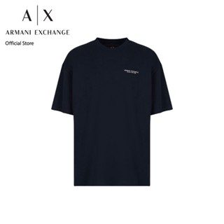 AX Armani Exchange เสื้อยืดผู้ชาย รุ่น AX 6LZTGA ZJ8YZ1583 - สีกรมท่า