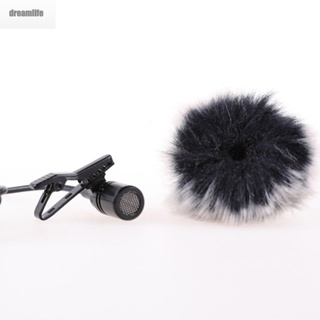 【DREAMLIFE】Microphone Muffs Windproof Wireless Lavalier Mic Clip-on Lavalier Mic Brand New