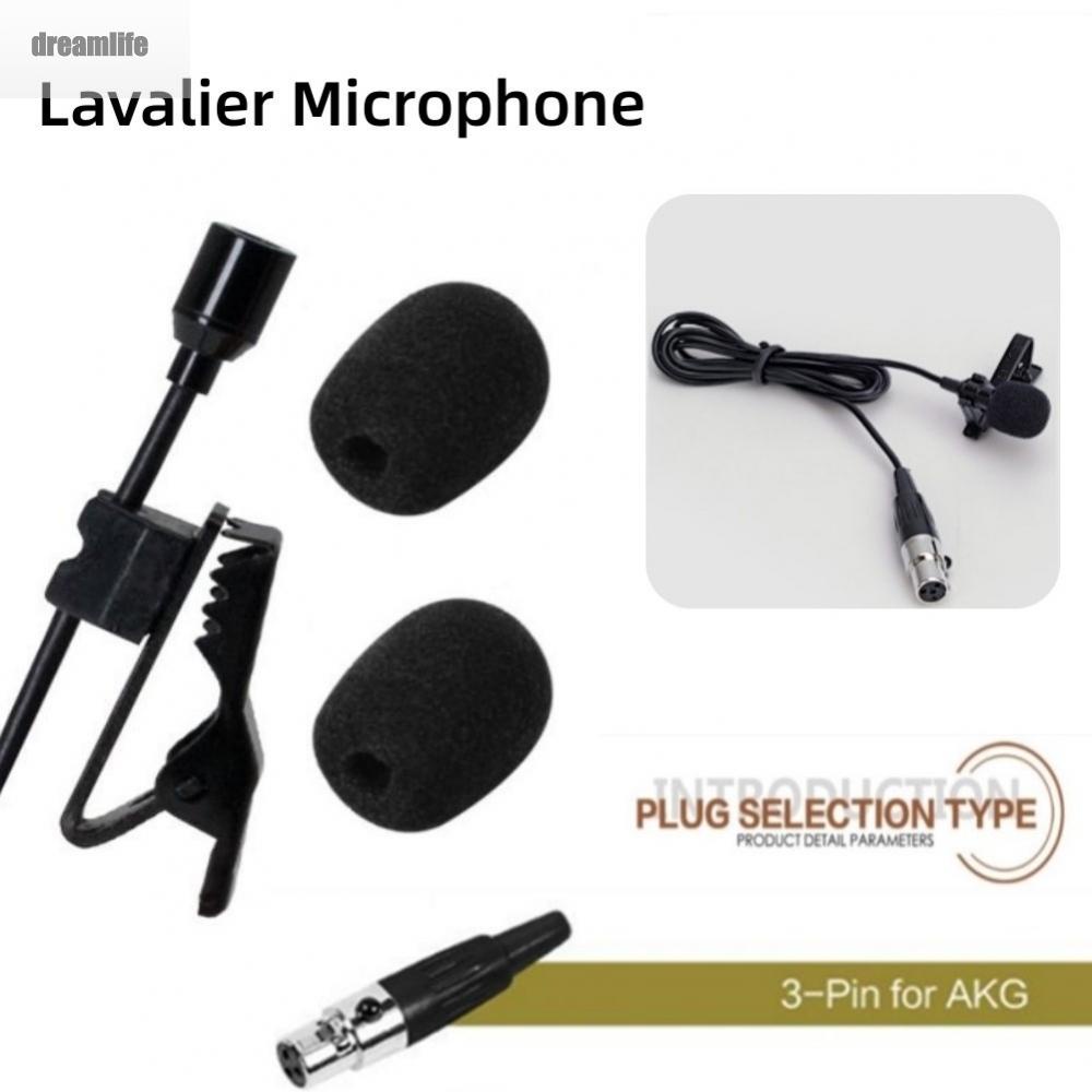 dreamlife-microphone-black-broadcast-clip-compact-lapel-lavalier-omnidirectional