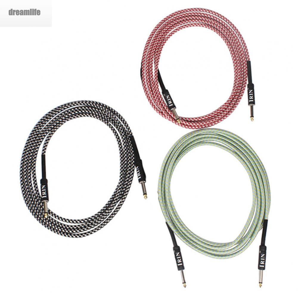 dreamlife-guitar-cable-wire-cord-3meter-6-5mm-accessories-audio-audio-cable-bass