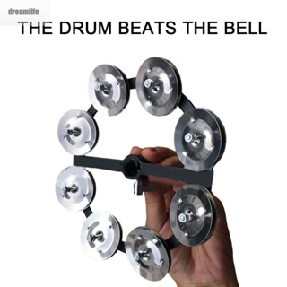 【DREAMLIFE】Tambourine Accessories Cymbals Drum Iron + Steel Kits Musical Instrument Parts