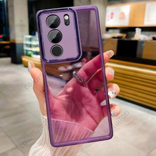 เคสโทรศัพท์มือถือ ซิลิโคน TPU ใส กันกระแทก กันรอยเลนส์กล้อง เรียบง่าย สําหรับ Vivo V29 5G V 29 V29 Pro V29Pro VivoV29 5G 2023