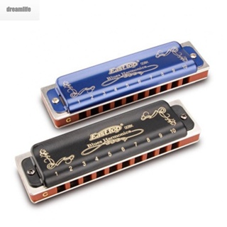 【DREAMLIFE】Harmonica Blues Blues Mouth Organ Easttop Musical Instruments Resin T008K