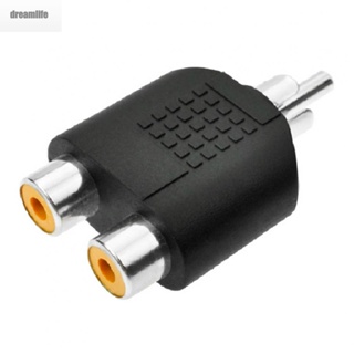 【DREAMLIFE】RCA Connector Accessories Instrument Musical RCA Female RCA Female To Single