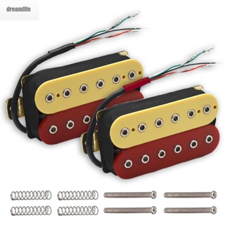【DREAMLIFE】Guitar Pickup 78x37mm Adjustable Bridge Pickup Double Coil Electric Guitars
