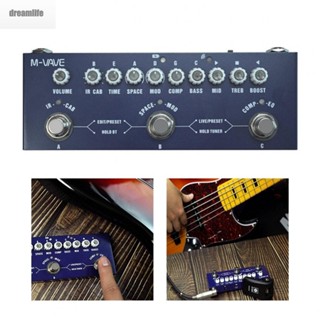 【DREAMLIFE】Multi Effect Pedal Multi Effects Pedal Parts Rechargeable W/Charging Cable