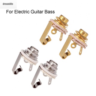 【DREAMLIFE】Socket Guitar Parts 3/8" Bass Guitar Part Brass Input Guitar Brand New