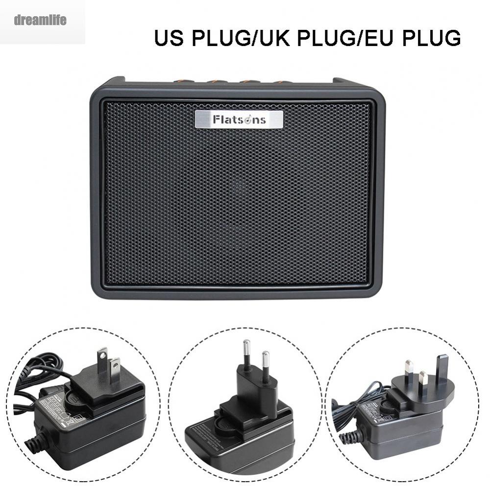 dreamlife-guitar-amp-flanger-black-for-practice-guitar-amp-speaker-portable-w-plug