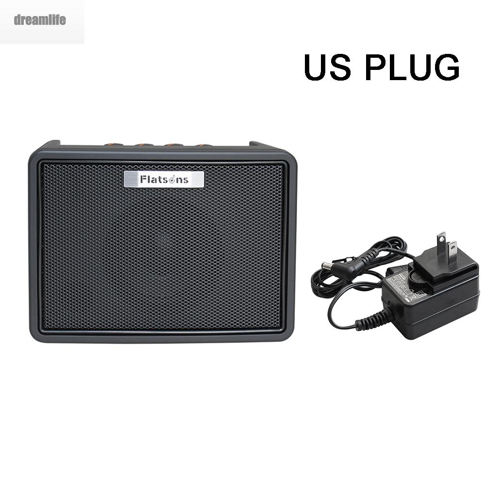 dreamlife-guitar-amp-flanger-black-for-practice-guitar-amp-speaker-portable-w-plug