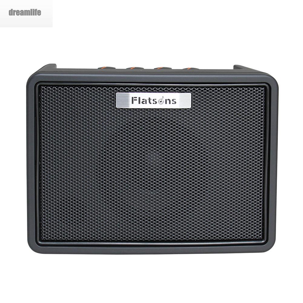 dreamlife-guitar-amp-flanger-black-for-practice-guitar-amp-speaker-portable-w-plug