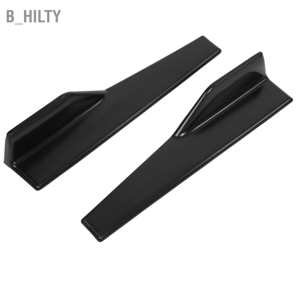 b-hilty-2-pcs-รถ-universal-matte-สีดำด้านข้างกระโปรง-rocker-splitter-winglet-wings-canard-diffuser