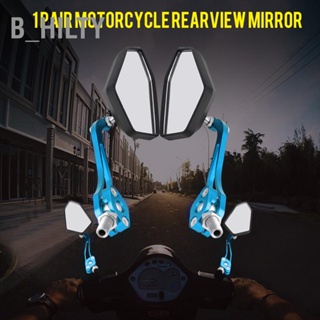 B_HILTY หนึ่งคู่สากลรถจักรยานยนต์รถมอเตอร์ไซด์สกูตเตอร์กระจกมองหลังกระจกมองข้างด้านหลัง