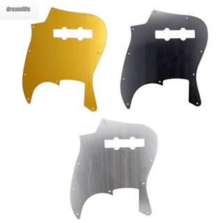 【DREAMLIFE】10 Holes 4 String Jazz Bass Pickguard High Quality Scratch Plate for Your Guitar