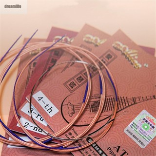 【DREAMLIFE】Pipa Strings Accessories Copper Replacement Parts Standard Strings 1 Set