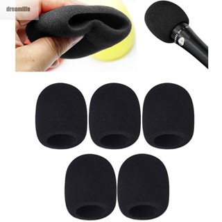 【DREAMLIFE】5*-Foam-Handheld Microphone Windscreen Replacement High Quality Covers US