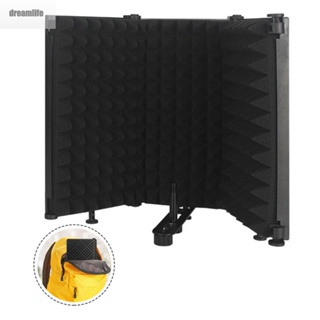 【DREAMLIFE】Isolation Shield Foldable Microphone Noise Portable Recording Reduction Shield