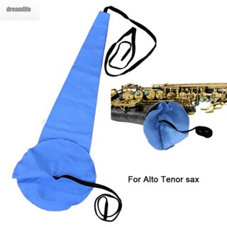 【DREAMLIFE】Cleaning Cloth Parts Pull Sax Set Tenor Through 18*12*1cm Blue Cleaning