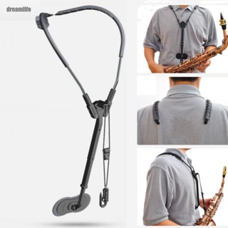 【DREAMLIFE】Saxophone Strap Adjusted Quickly Sax Shoulder Strap Three-point Support