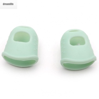 【DREAMLIFE】Kalimba Soft 2pcs Beginners Comfortable Fingertip Protectors Multi-hole