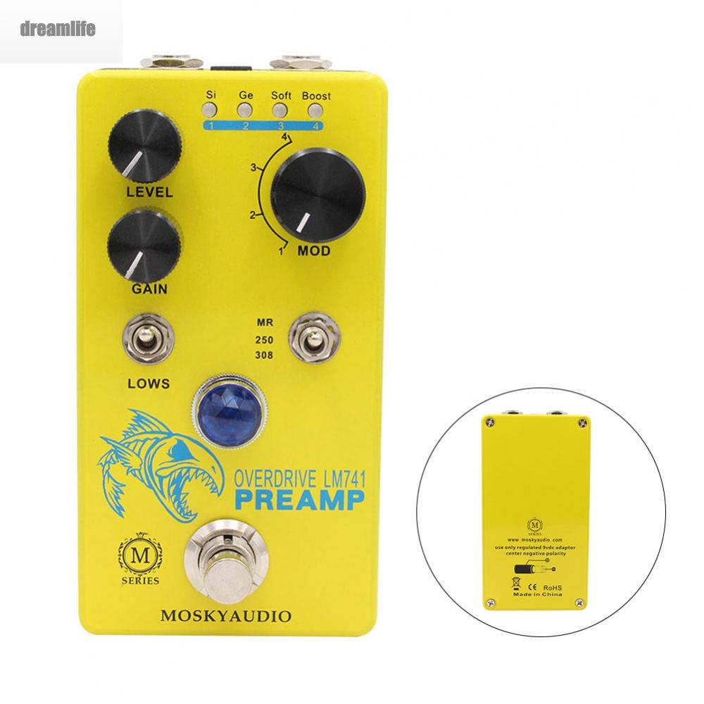 dreamlife-effects-pedal-4-modes-accessories-distortion-electric-guitar-overdrive