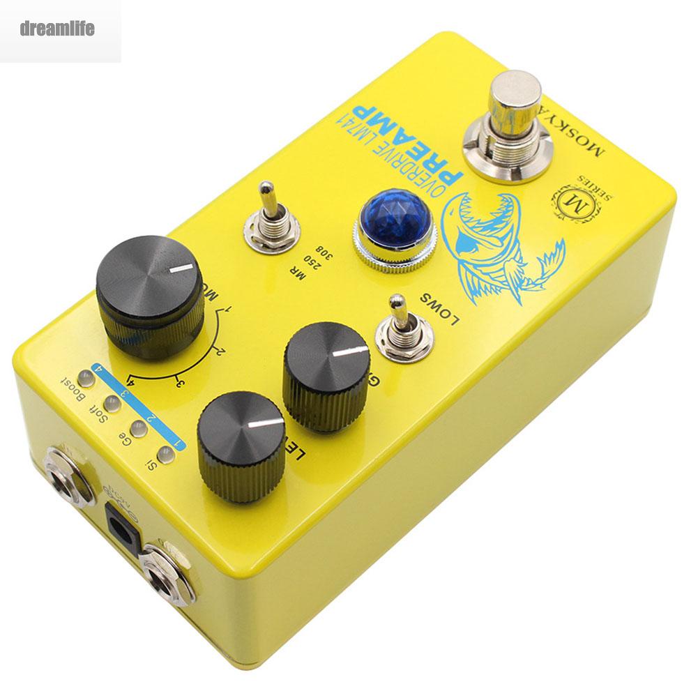 dreamlife-effects-pedal-4-modes-accessories-distortion-electric-guitar-overdrive