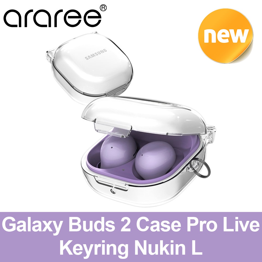 araree-galaxy-buds-2-pro-nukin-lock-keyring-hard-case-korea